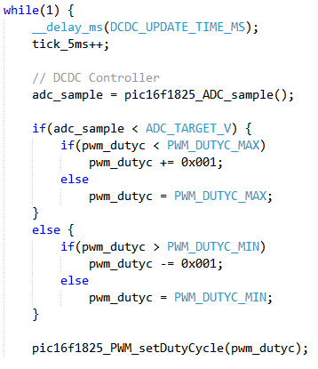 DC-DC Controller Code